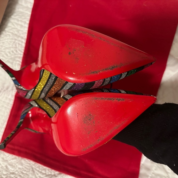 So Kate Suede Rainbow Stripyglitter - Picture 4 of 6